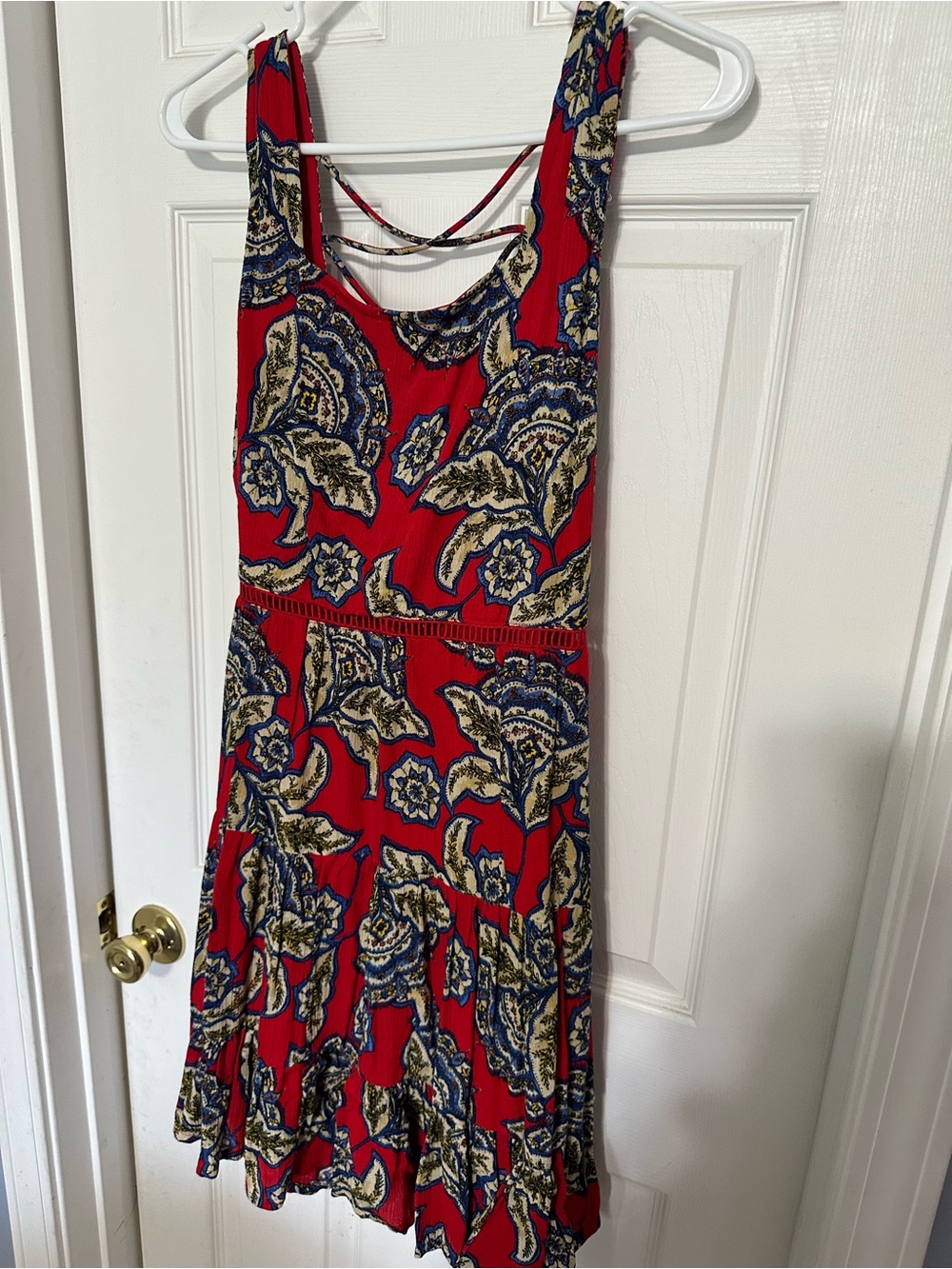 Maurice’s Red Floral Sleeveless Women’s Dress